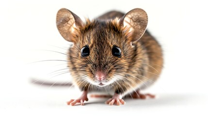 A mouse isolated on white background