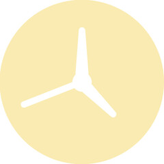 Negative space time clock