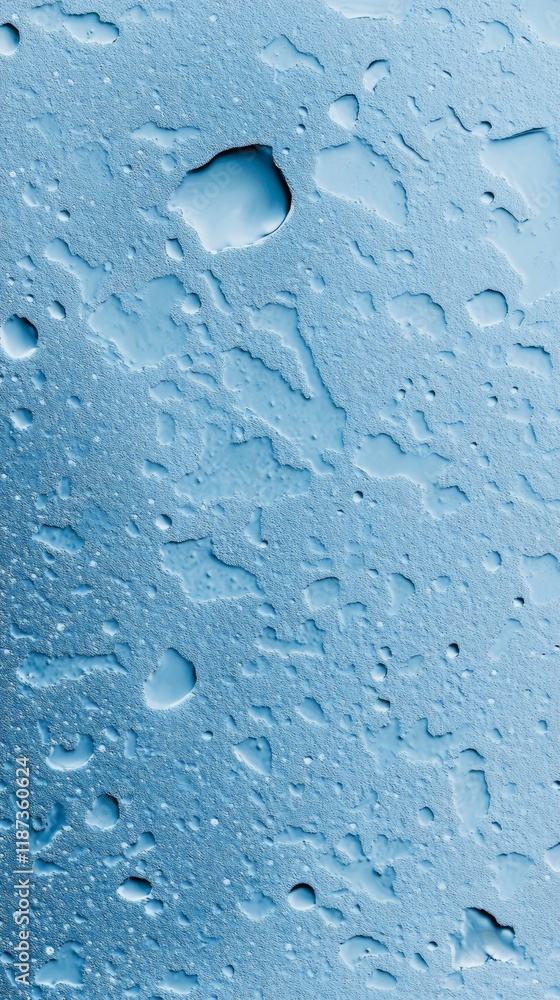 Poster rippling water surface showcases raindrop patterns and textures, capturing the essence of rainfall o