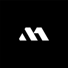 Modern Letter M1 or A1 logo concept vector icon