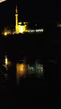 Night Mostar Bridge 