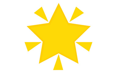 Sparkling star vector image, yellow color star image, png star sparkling, gold start image