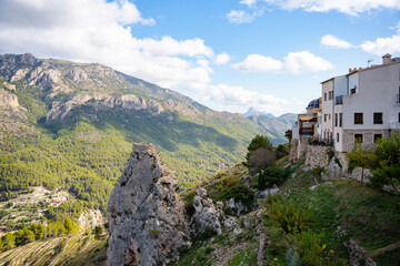 Fototapeta premium Guadalest is located in the interior of the province of Alicante. Spain