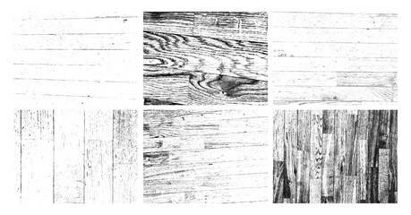 wood grunge texture set