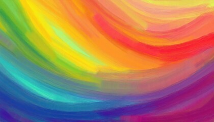 Vibrant Handmade Abstract Painting Colorful Rainbow Backdrop Photograph Showcasing Intricate Artistic Design, Captivating the Eye with a Whirlwind of Hues and Textures