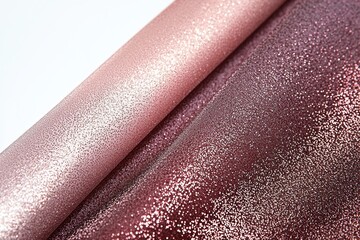 A gradient moving from burgundy to soft rose with a coarse grain overlay, creating a rich and luxurious appearance