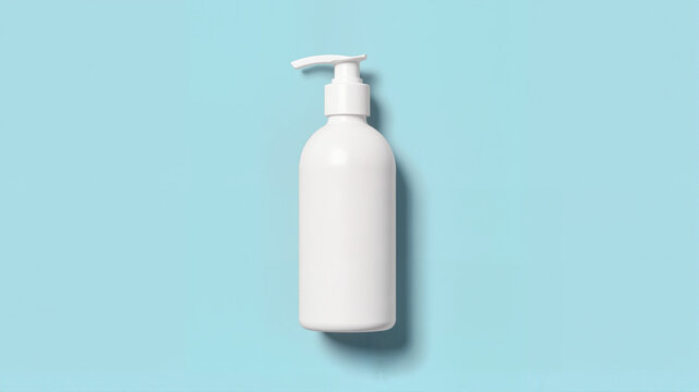 White Pump Bottle for Hygiene and Skincare