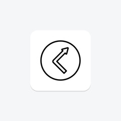 Reflect line icon , vector, pixel perfect, illustrator file