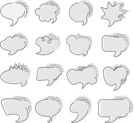 Speech bubble set © Катерина Чепурна-Кол