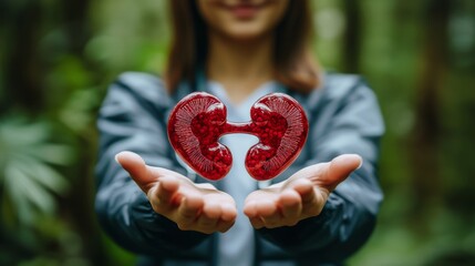 Vibrant Artistic Kidney Representation for World Kidney Day 4