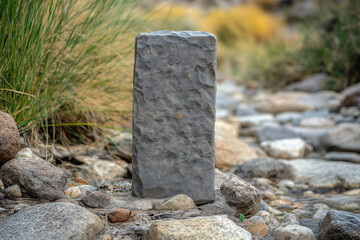 Historical markers celebrating key local events along the riverbank