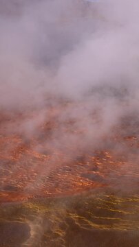 Chile, San Pedro de Atacama, Tatio Geysers in Atacama Desert.