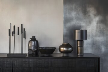 A gradient shifting from charcoal grey to silver with a heavy grain texture, perfect for a modern and edgy design.