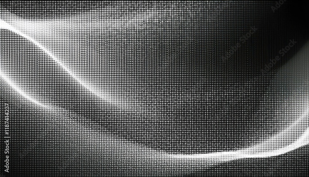 Poster striking white, gray and gradient light texture background with dot pattern minimalist artwork showc