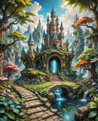 Fototapeta premium Magic castel
