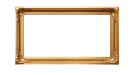 Elegant Gold Frame Mockup for Luxury Branding