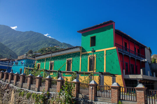 Traveling through La Guaira, Venezuela. Ruins of barracks from the colonial era in the historic center of Vargas