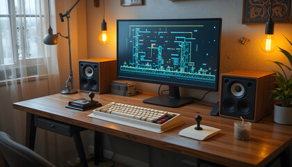 computer, monitor, keyboard, desktop, pc, mouse, technology, screen, office, desk, display, business, lcd, internet, flat, equipment, hardware, black, network, work, tower, cpu, table, vector, worksta