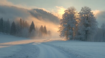 ground fog in ehrwald austria