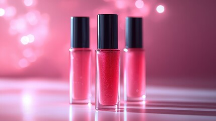 lip gloss tubes isolated on transparent background