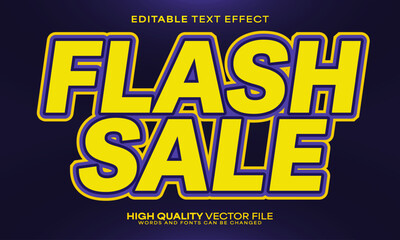 Fototapeta premium Sale text effect, editable text effect and offer 3d font style bold shadow retro poster design