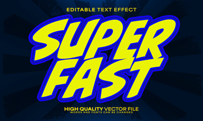 Vintage cartoon text effect, editable text effect and comics 3d font style bold shadow retro poster design