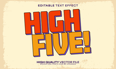 Retro vintage text effect, editable text effect and 80s 3d font style bold shadow neon poster design