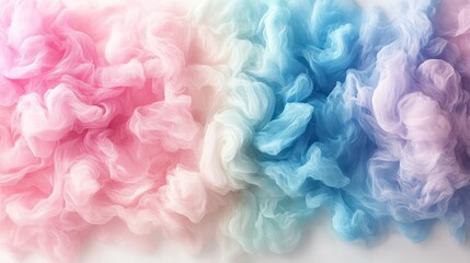 Fototapeta premium Pastel ink swirling in water, creating abstract gradient background.