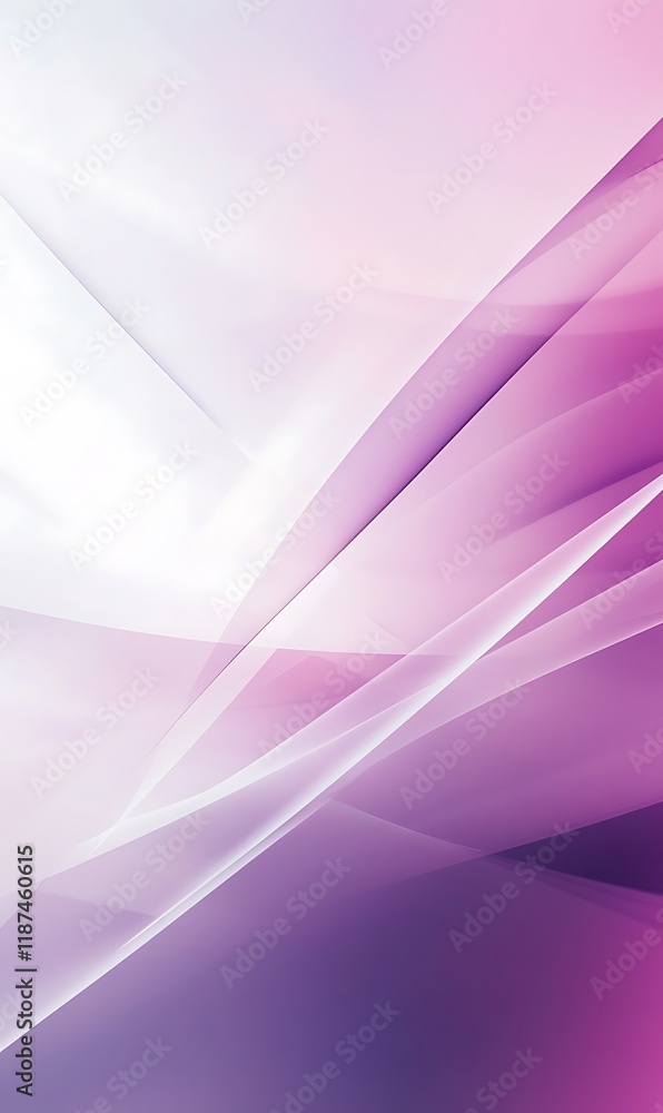 Aufkleber abstract geometric shapes and diagonal lines over a smooth pink and purple gradient with soft transi