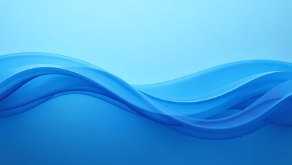 Abstract waves shape glowing in ultraviolet spectrum. Background for banner, backdrop or texture for 3D mapping, generative ai