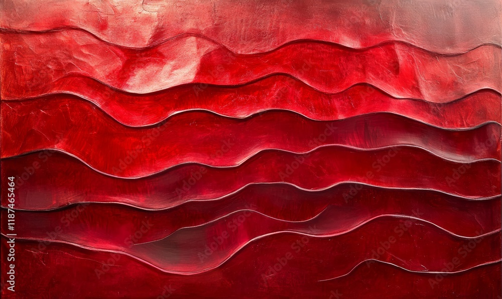 Aufkleber a textured red surface with subtle light variations