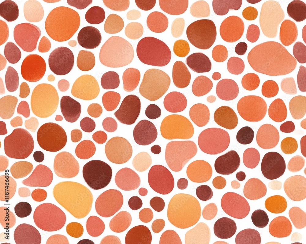 Poster concept of a simple rice grain pattern on a light background, designed for modern use in background 