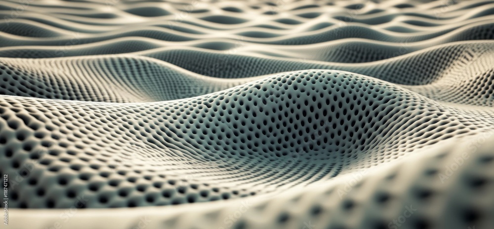 Aufkleber a futuristic design featuring abstract technology in a blue geometric circle pattern on a white back