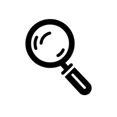 Magnifying Glass Icon:  Simple, Bold, and Effective