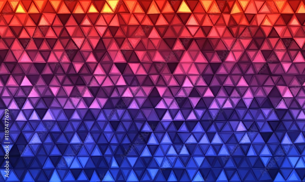 Poster a vibrant abstract geometric background adorned with a poly pattern