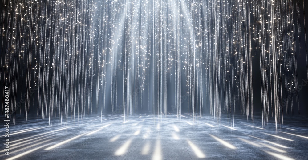 Poster abstract background with rays