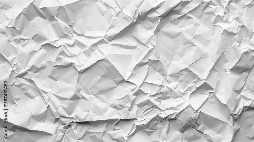 Aufkleber subtle light gray crumpled wrapping paper adds a soft touch for creative projects and elegant design