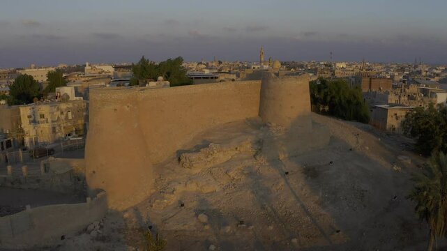 The heritage Tarut Castle is located in Qatif, Saudi Arabia
