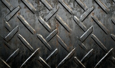 Close-up of metal galvanized diamond mesh texture on cement background, texture, mesh