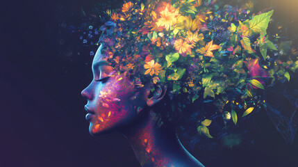 A midsummer night's dream generative ai. Shadowspire. Illustration