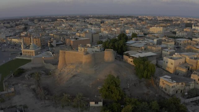 The heritage Tarut Castle is located in Qatif, Saudi Arabia
