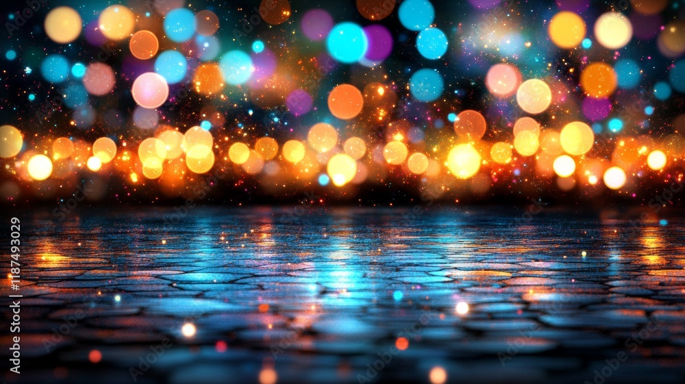 Poster abstract black background featuring a pink wave with a gradient and particles. 3d. background, wallp