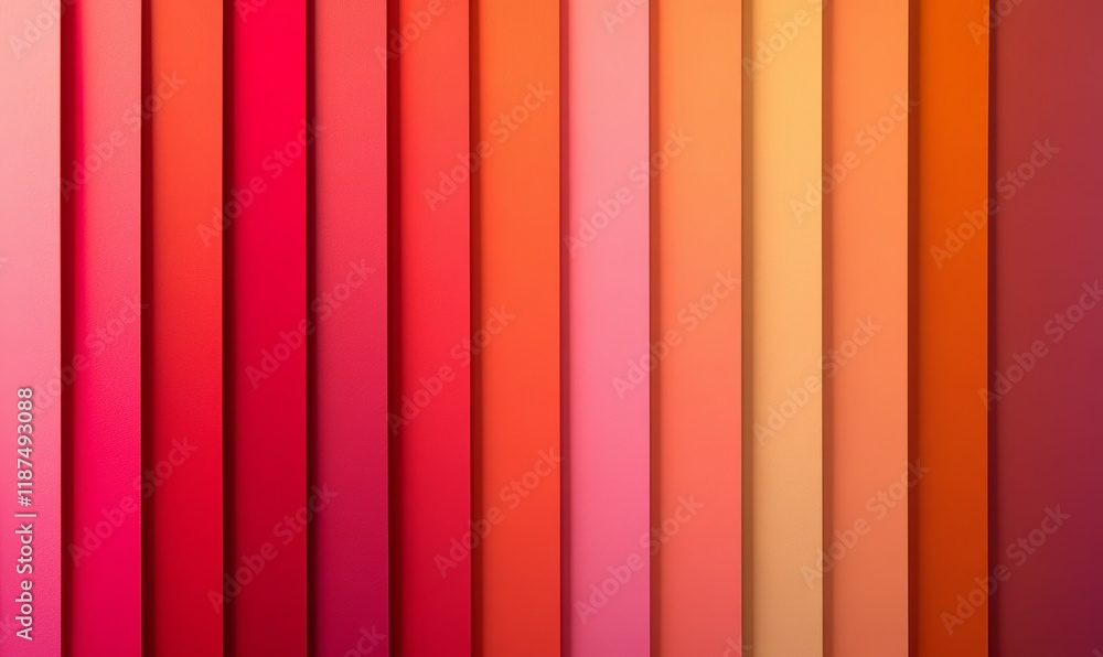 Aufkleber gradient of warm colors transitions from red to orange to pink, creating an inviting visual effect, 