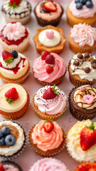 Sweet cake background