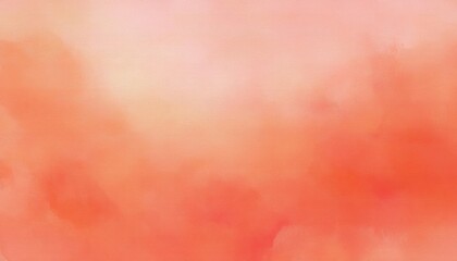 Vibrant Watercolor Painting on Crumpled Paper Texture Red Orange and Pink Hues Blend into a Soft Backdrop, Evoking a Dreamy Atmosphere.