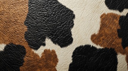 Cow Skin Texture. Close-Up of Cow Skin. Cowhide Texture. Pattern of Cow Skin. Detailed Cow Skin Texture. Cowhide. Natural Cow Skin Surface.	