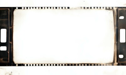 long 35mm filmstrip or border with empty frames