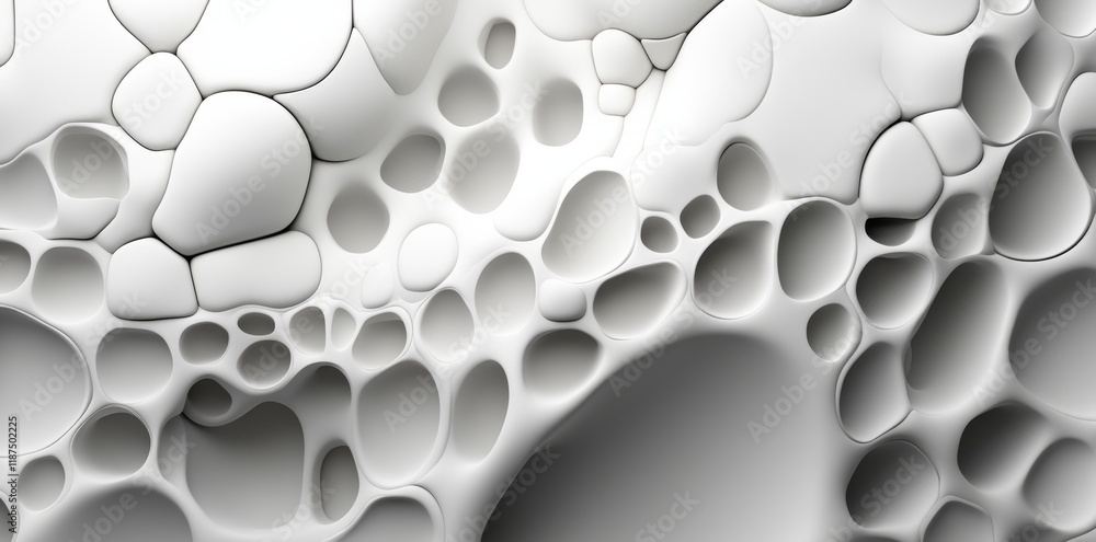Poster seamlessly integrated bold striped circles create a modern pattern. enhanced by a stylish geometric 