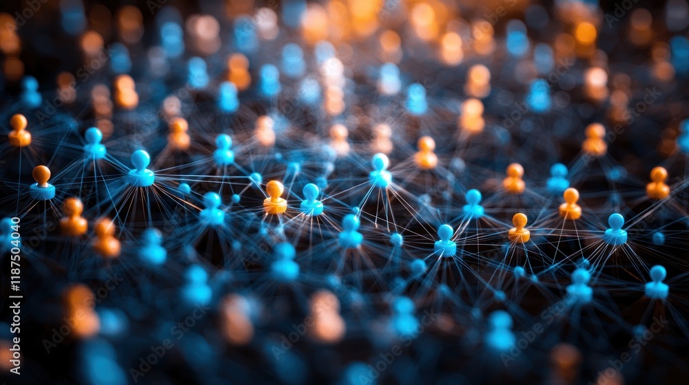 Poster global network: interconnectedness and communication in the digital age