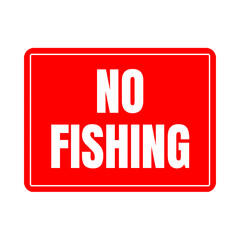 No fishing sign icon 